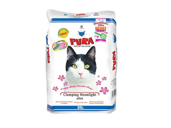 PURA LAVENDER CLUMP CAT LITTER 20L