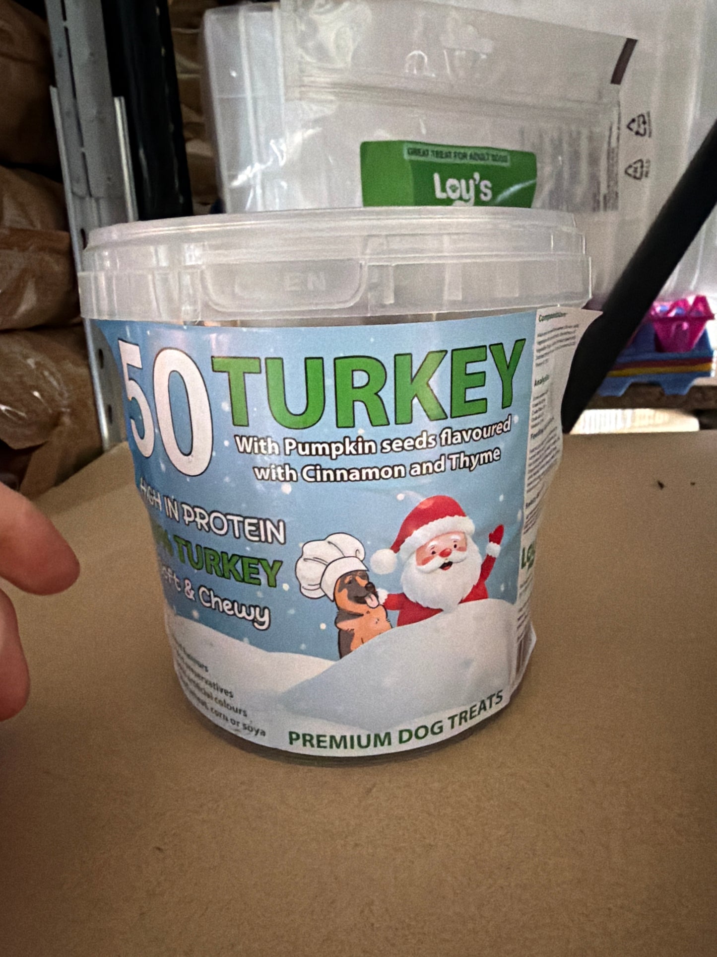Loys Cheistmas Turkey tubs