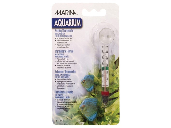 HG11201 4" GLASS 1.94 THERMOMETER/SUCKER