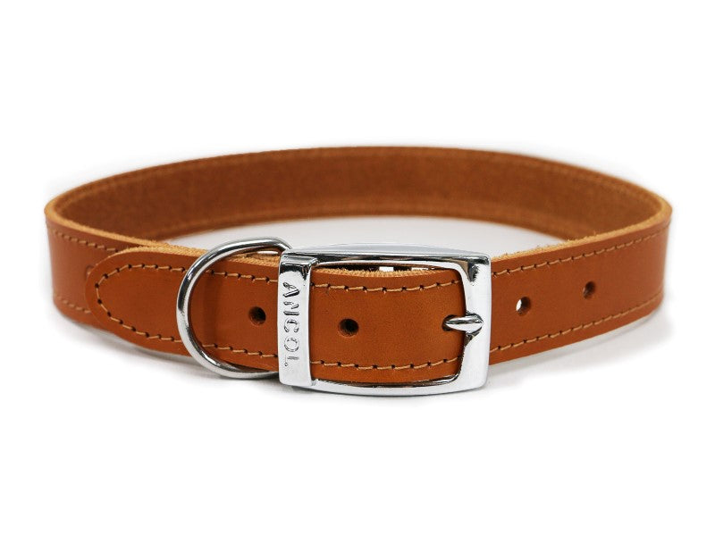 SEWN LINED COLLAR TAN 14" S2