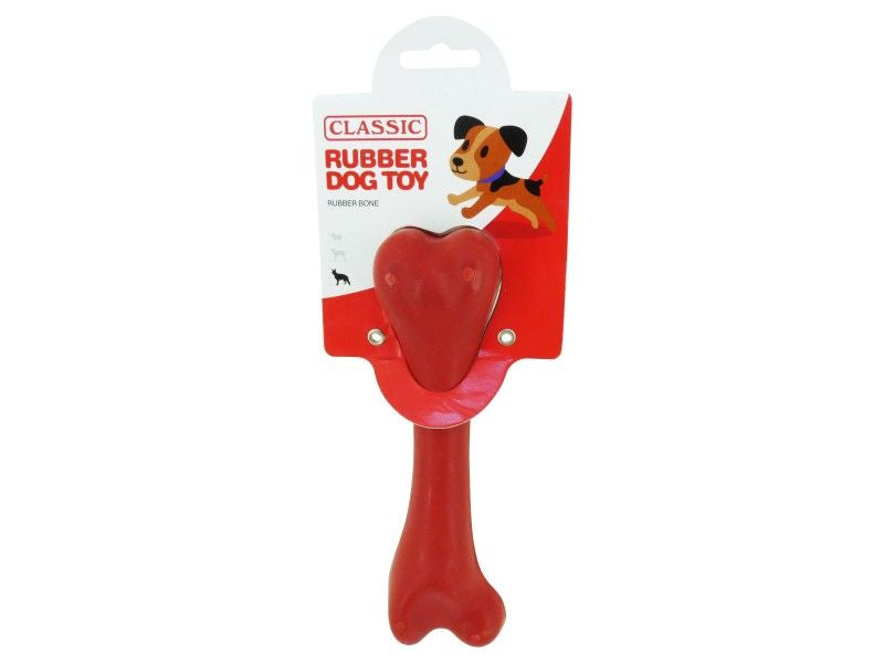 SOLID RUBBER BONE 20CM 8"