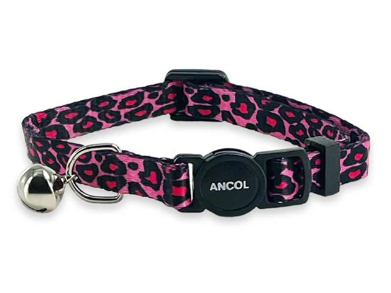 LEOPARD PRINT SAFETY CAT COLLAR