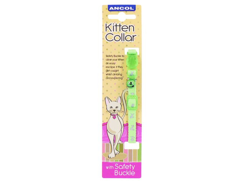 HI-VIS SAFETY KITTEN COLLAR GREEN