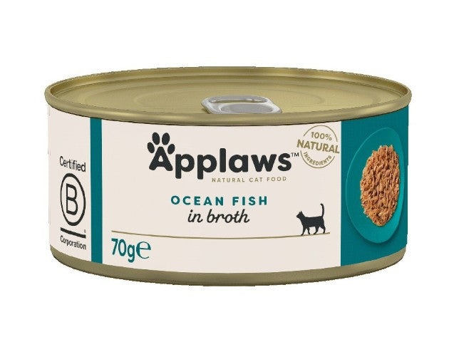 APPLAWS OCEAN FISH 70G CAT FOOD TIN