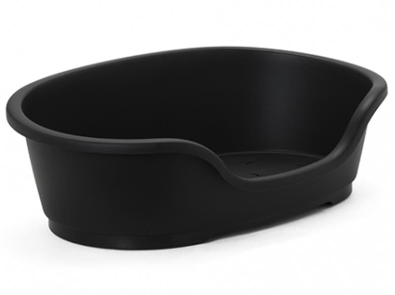 PLASTIC DOMUS BED 95CM BLACK