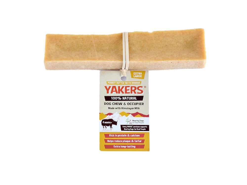 YAKERS PEANUT BUTTER DOG CHEW XL