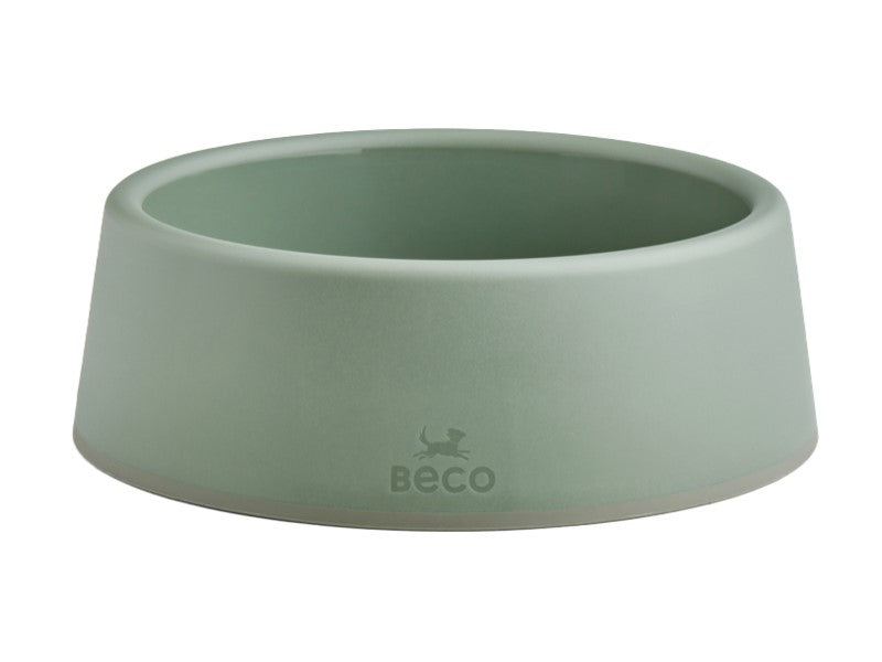 BECO RECYCLED PLASTIC LGE DOG BOWL 14.50 GREEN