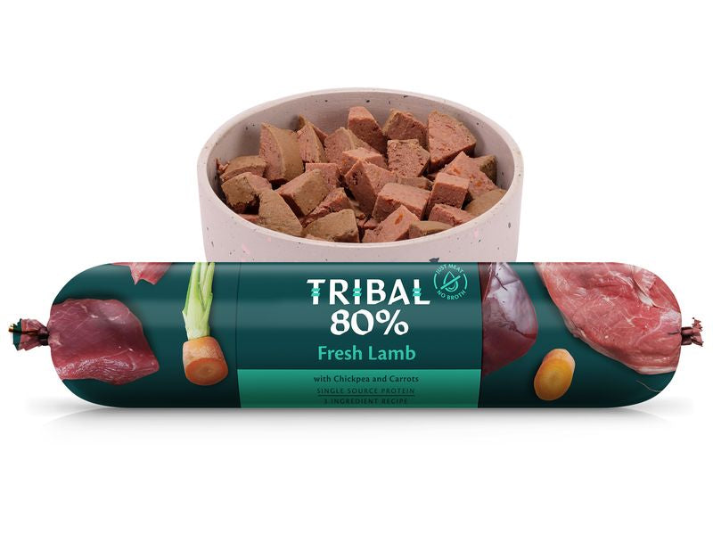 TRIBAL DOG 750G LAMB GF SAUSAGE