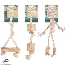 Smart Choice Coffee Wood Rope Toy Assorted