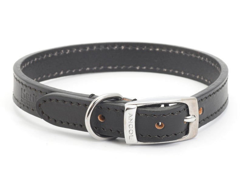 SEWN LINED COLLAR BLACK 12" S1