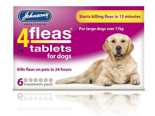 4fleas Large dog tablets 6pk