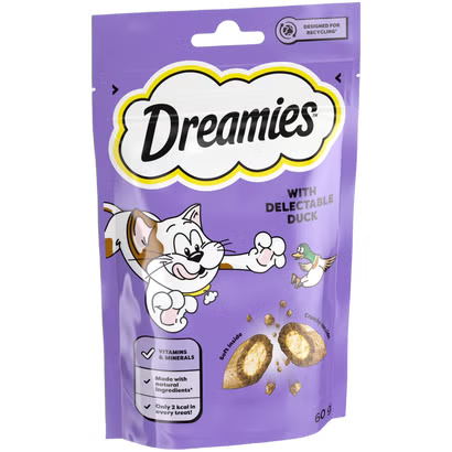 Dreamies Cat Treats Duck 60g