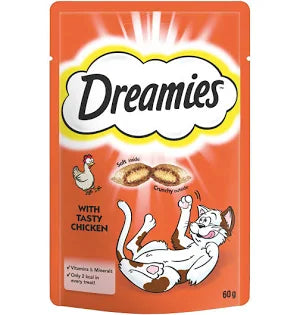 Dreamies Cat Treats Chicken 60g