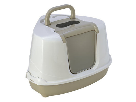 CORNER HOODED CAT PAN GREY 56CM