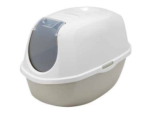 LARGE HOODED SMART CAT PAN 54CM GREY