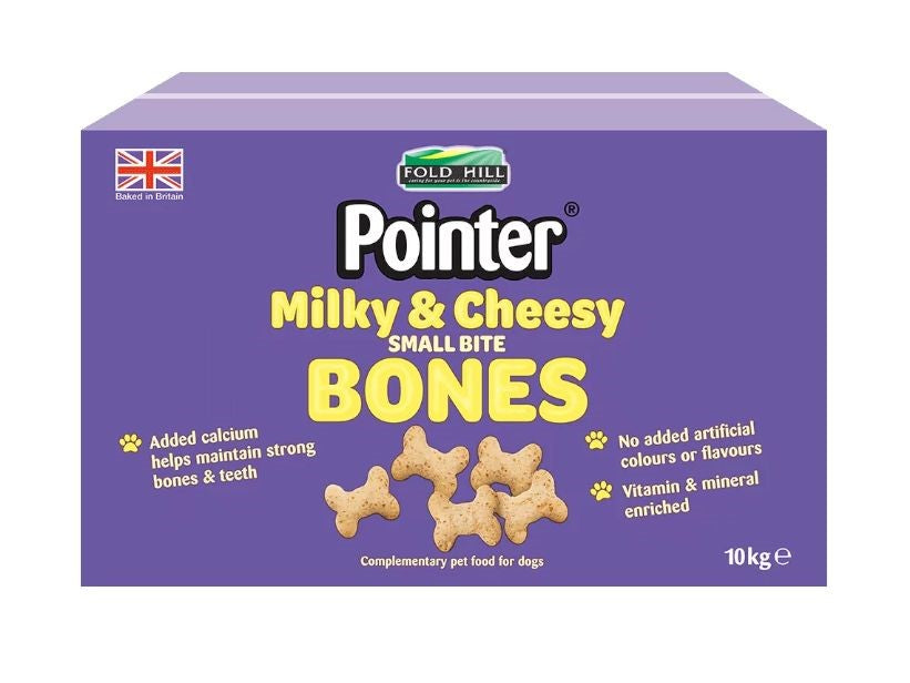 POINTER MILKY CHEESY SML BITE BONES10KG