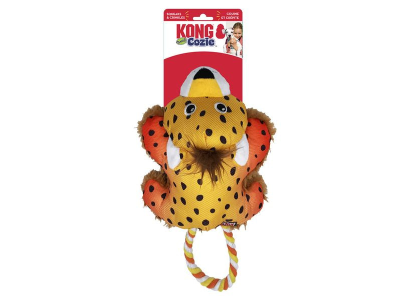 KONG COZIE TUGGZ CHEETAH SM/MED