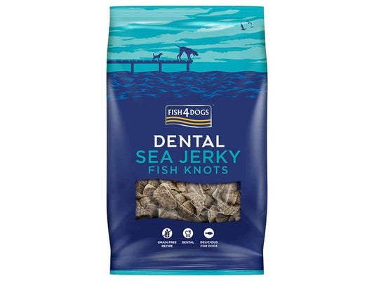 F4D DENTAL SEA JERKY FISH KNOTS 100G