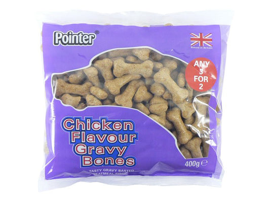 POINTER CHICKEN GRAVY BONES 400G