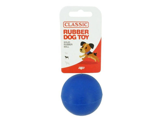 SOLID RUBBER BALL 6CM - 2.5"
