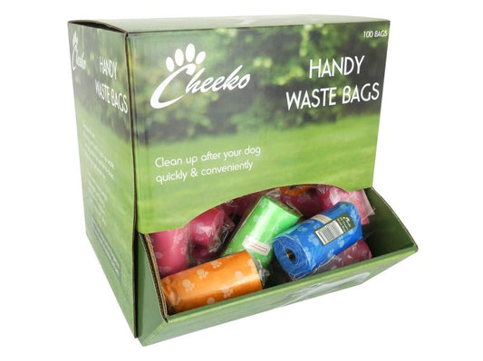 CHEEKO WASTE BAGS DISP 20 BAG x 80 ROLLS
