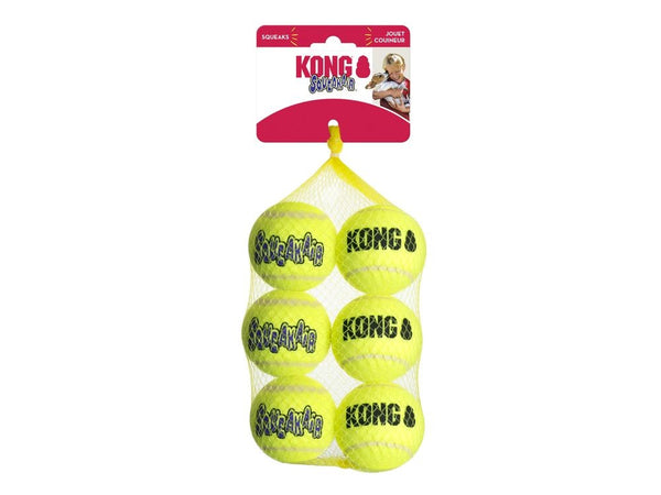 KONG AIR SQ TENNIS BALL 6PK MED