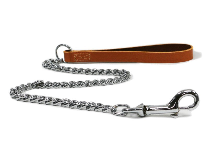 HEAVY CHAIN LEAD TAN 80CM