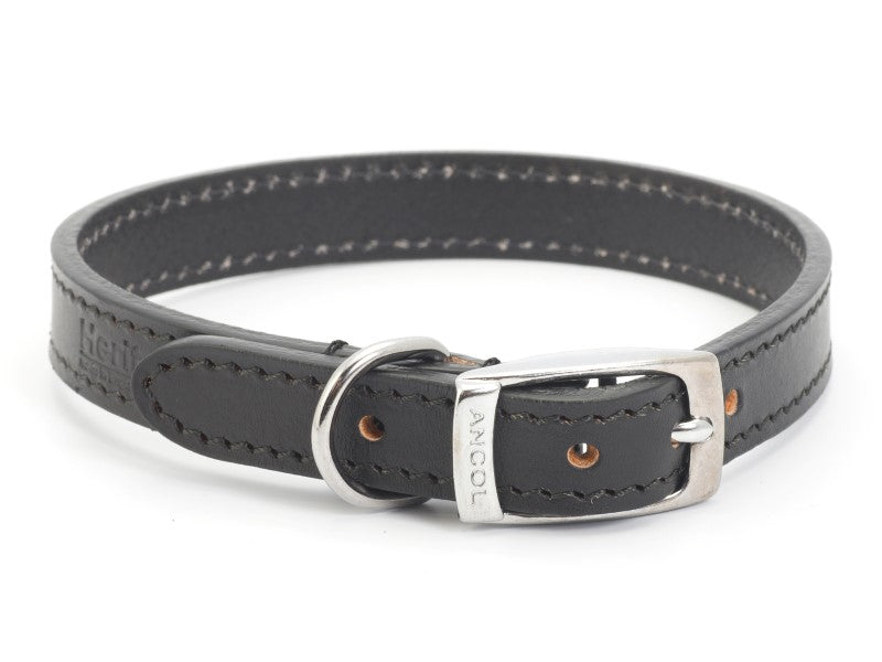 SEWN LINED COLLAR BLACK 16" S3