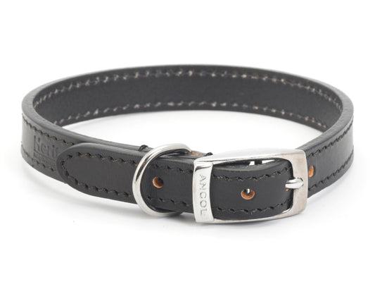 SEWN LINED COLLAR BLACK 16" S3
