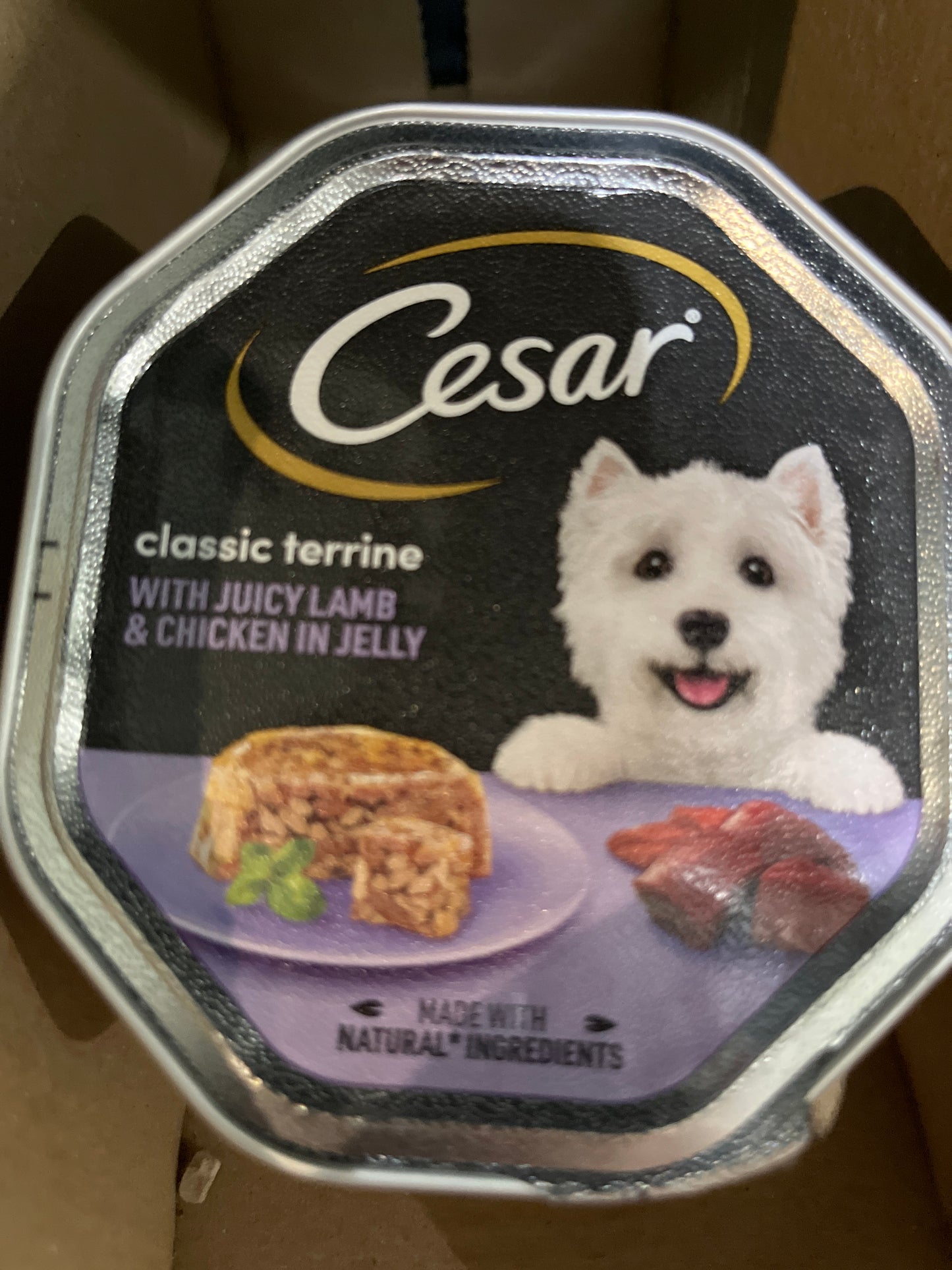 Cesar classic Terrine Lamb & Chicken in Jelly 150g