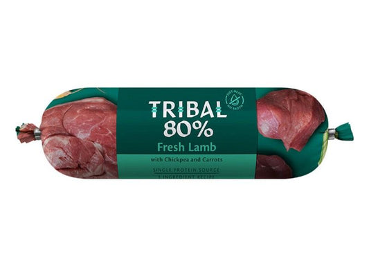 TRIBAL DOG 300G LAMB GF SAUSAGE