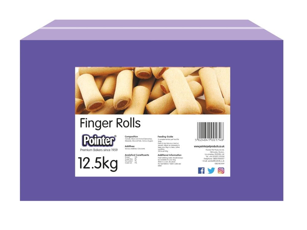 POINTER FINGER ROLLS TREAT 12.5KG