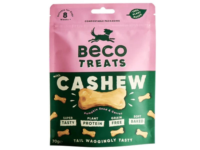 BECO TREATS CASHEW, PUMPKIN & CARROT 70G