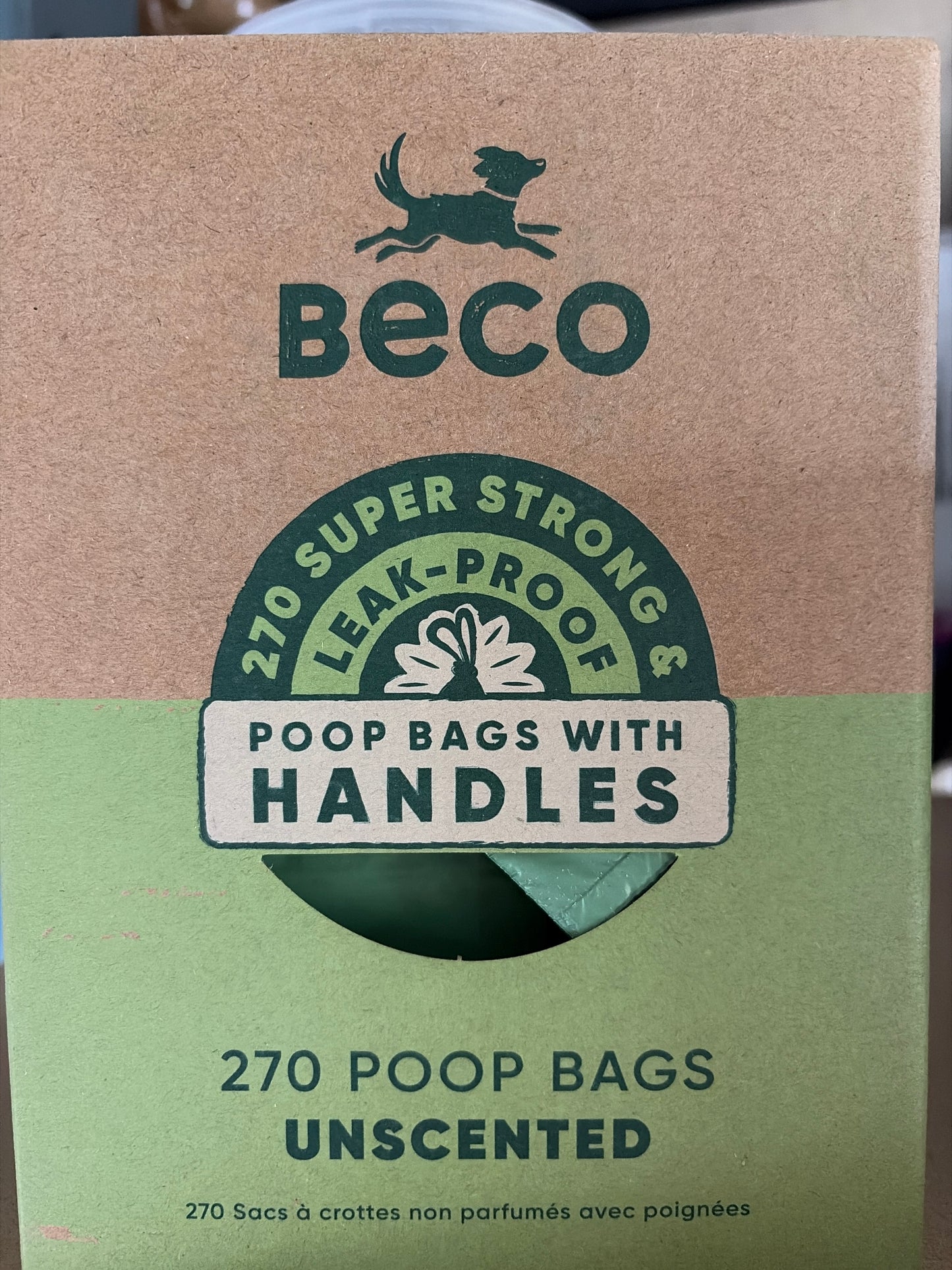 Beco Super Strong Poop Bags 270 bags - Unscented