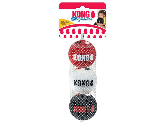 KONG SIGNATURE SPORTS BALLS 3PK MEDIUM