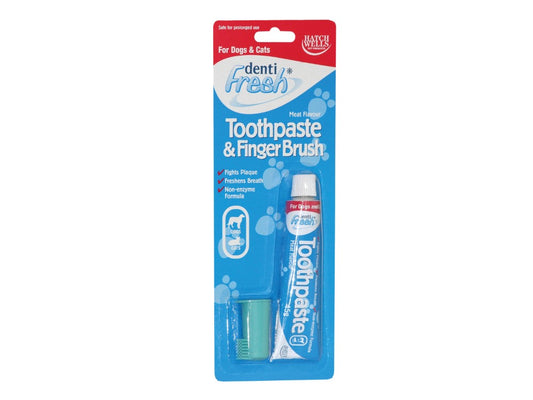 DENTIFRESH PUPPY TOOTHPASTE & FINGER BRS