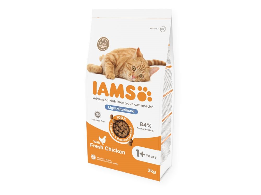 IAMS CAT 2KG LIGHT CHICKEN