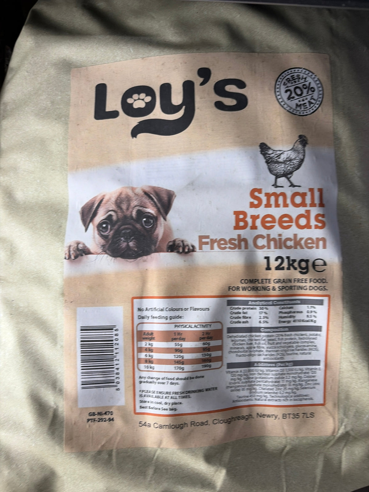 Loy’s Small Breed Chicken 12kg