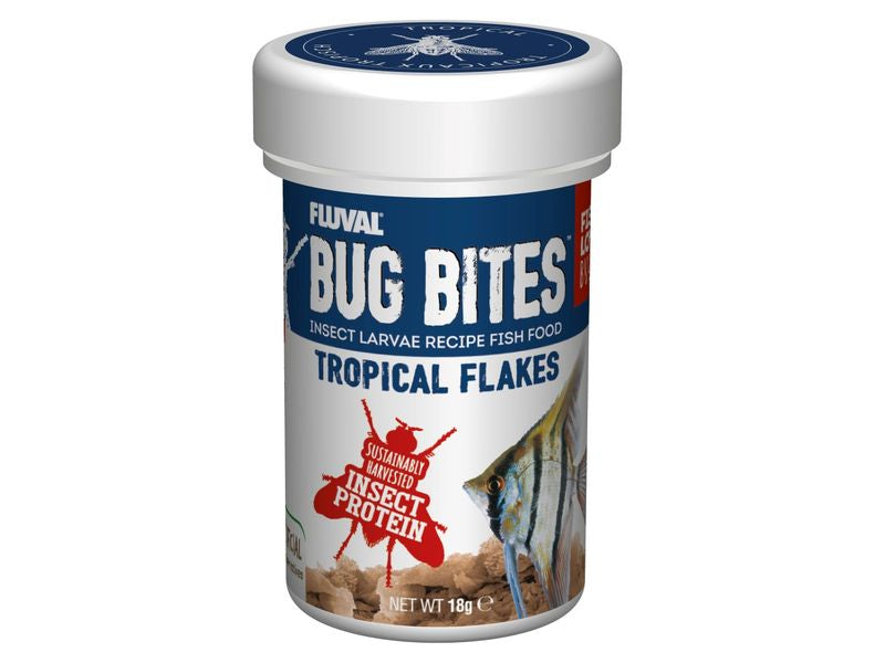 FLUVAL BUG BITES TROPICAL FLAKES 18G
