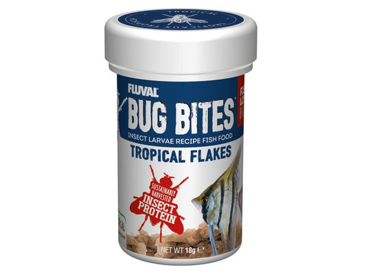 FLUVAL BUG BITES TROPICAL FLAKES 18G