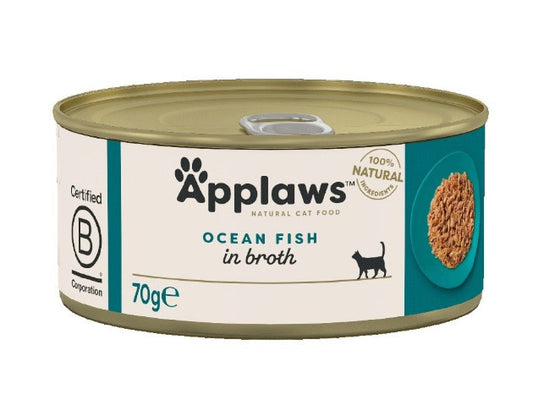 APPLAWS OCEAN FISH 70G CAT FOOD TIN