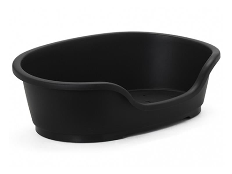 PLASTIC DOMUS BED 80CM BLACK