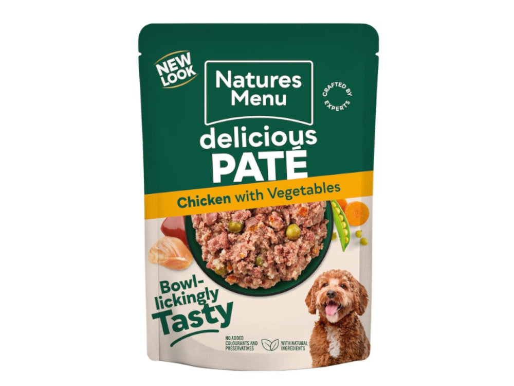 NAT MENU Dog Pouch Adult Chicken 300G