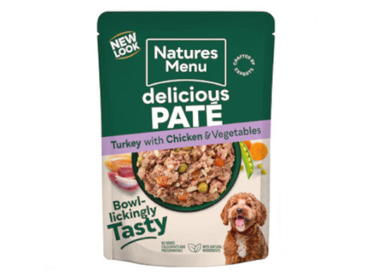 NAT MENU Dog Pouch Chicken & Turkey 300G