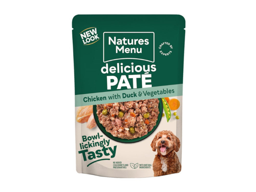 NAT MENU Dog Pouch Chicken & Duck 300G