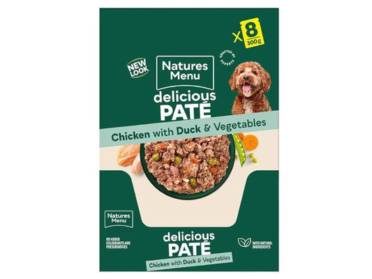 NAT MENU Dog Pouch Chicken & Duck 300G