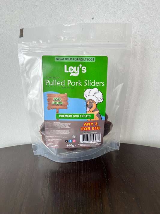 Loy's pulled pork sliders