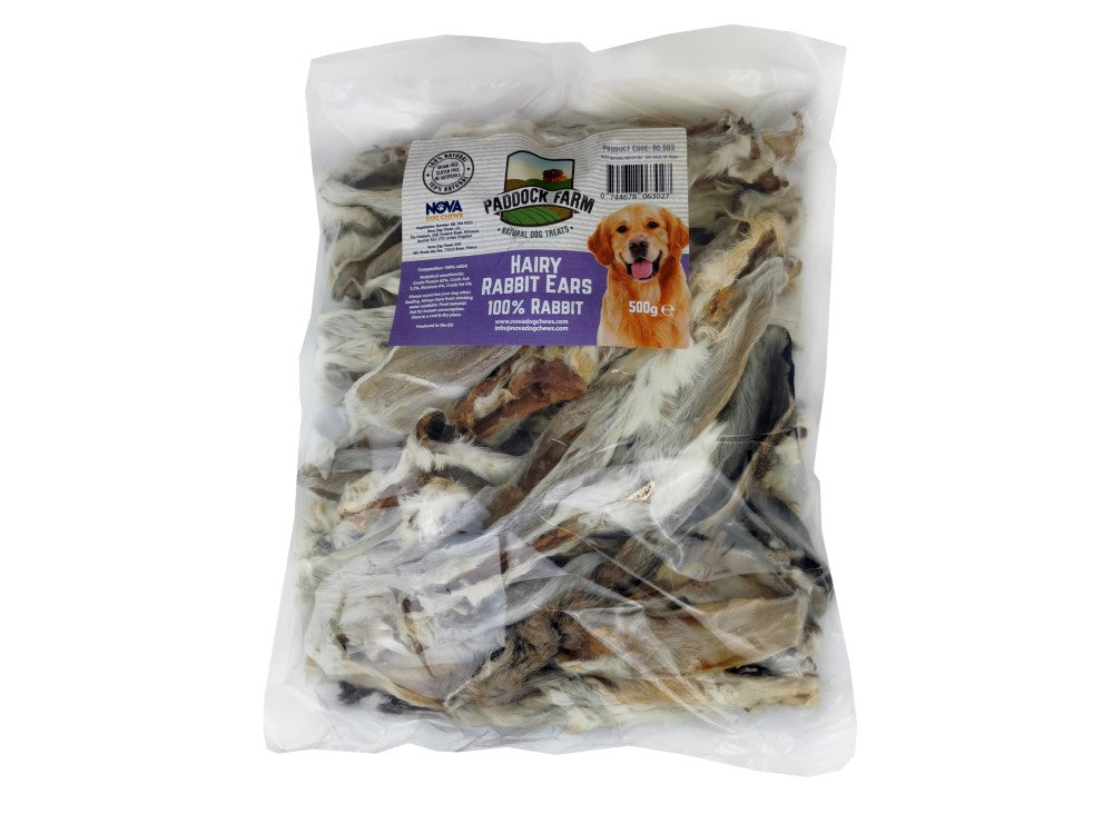 PADDOCK FARM HAIRY RABBIT EARS 500G