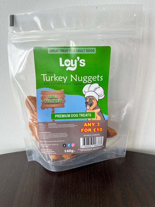 Loy's Turkey Nuggets 140g