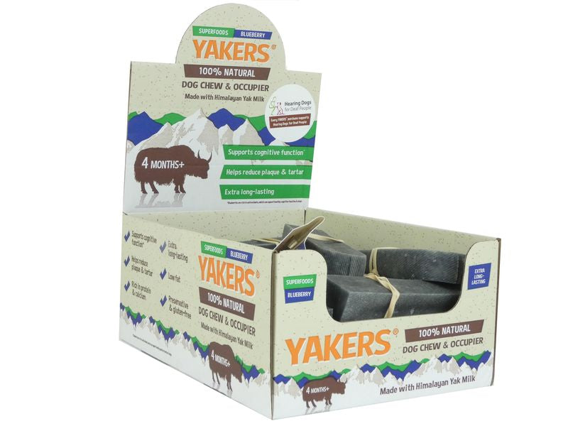 YAKERS BLUEBERRY DOG CHEW MEDIUM